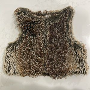 Baby Girl Fur Vest
